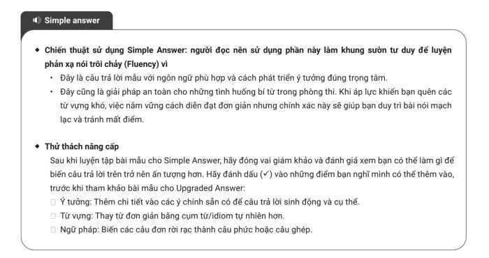 Câu trả lời đơn giản