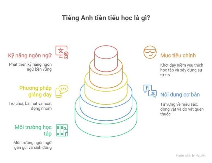 Khái niệm tiếng Anh tiền tiểu học