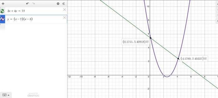 Desmos Systems of Equations - Sử dụng Desmos để giải các hệ phương trình