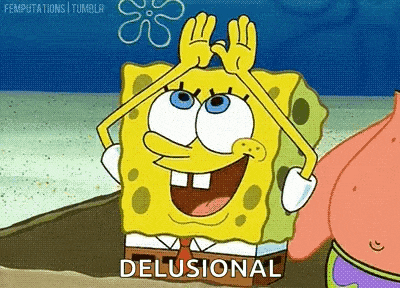GIF Spongebob Cầu vồng - GIFs Tưởng tượng Cầu vồng của Spongebob