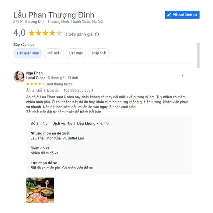 Lẩu Phan - thương hiệu lẩu lâu đời nổi tiếng ở thủ đô