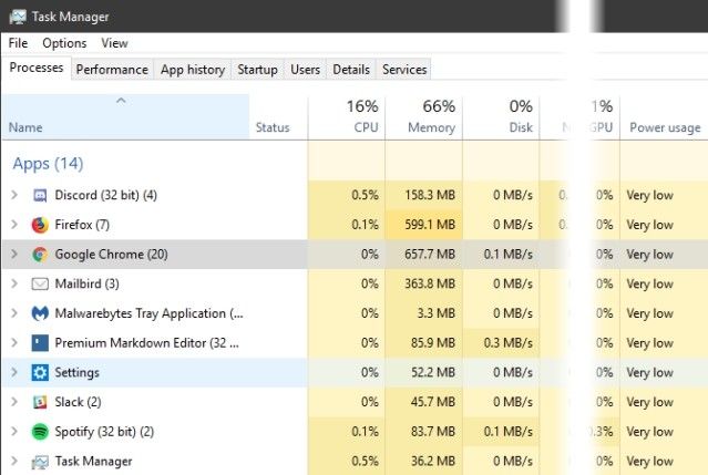 Xem tình trạng sử dụng RAM trên máy tính Windows