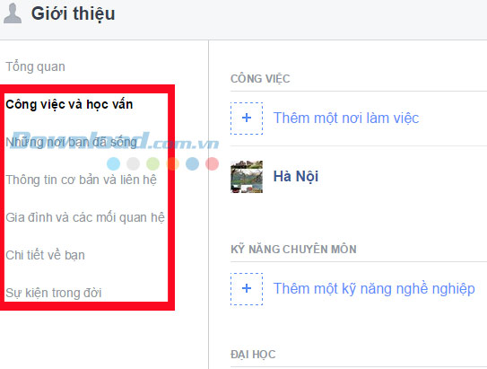 Hướng dẫn sử dụng timeline Facebook