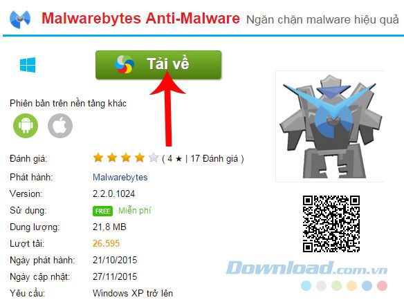 Tải Malware anti malware