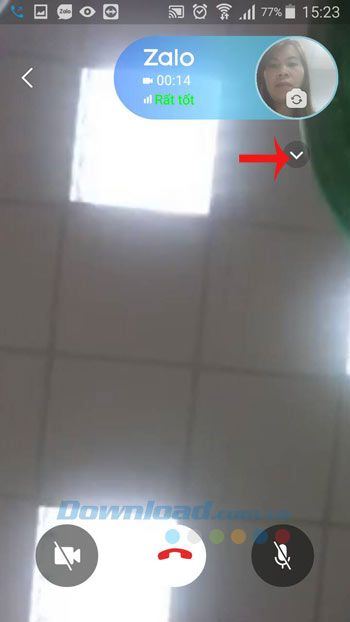 Cuộc gọi video với màn hình chia đôi