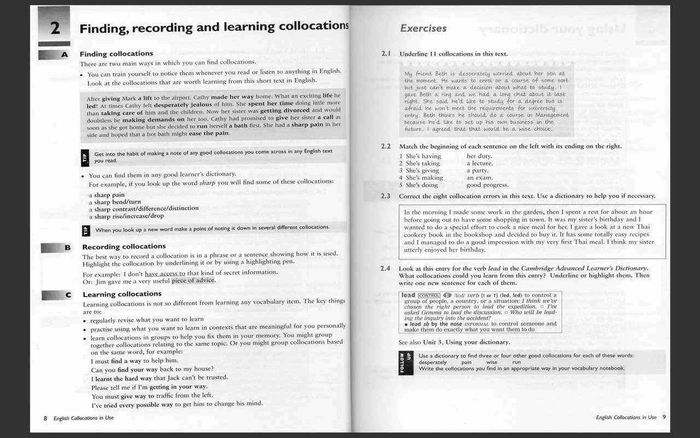 intermediate collocation in use