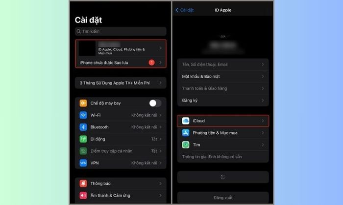 Hướng dẫn đồng bộ iCloud trên 2 thiết bị