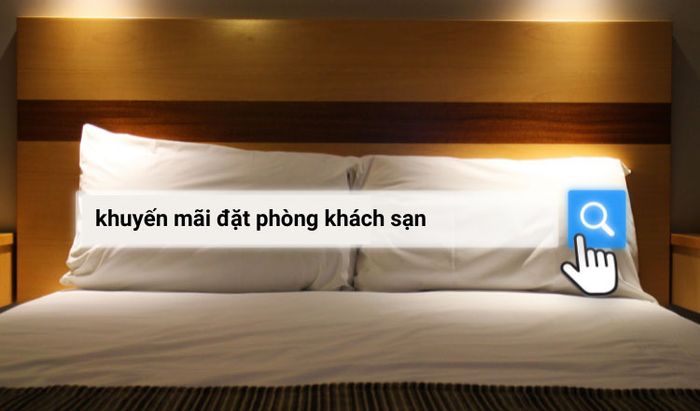 tìm mã giảm giá khi đặt phòng khách sạn