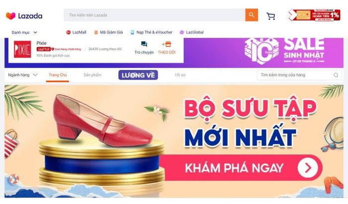 Cửa hàng giày dép nữ Pixie