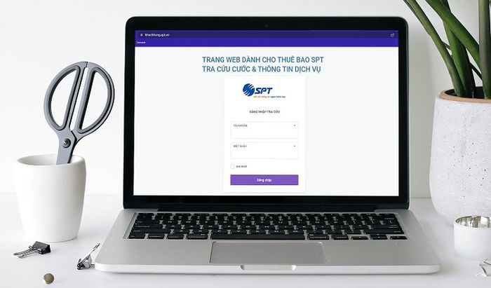 Tra cứu cước và thanh toán hóa đơn Internet trực tuyến thông qua website SPT