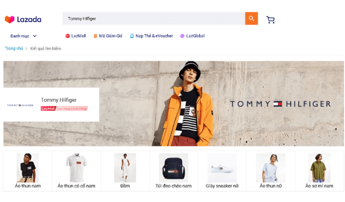 Ví nam hàng hiệu cao cấp Tommy Hilfiger có mặt trên sàn Lazada