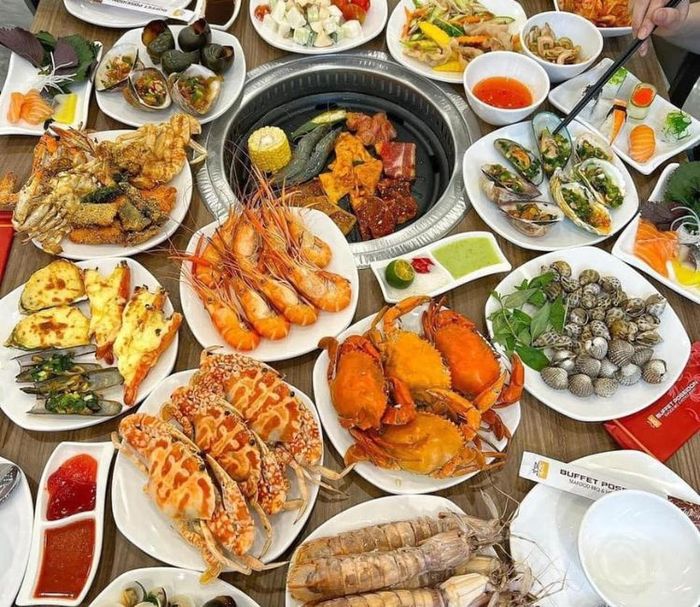 Buffet Poseidon - Buffet lẩu nướng hải sản tuyệt vời tại Hà Nội