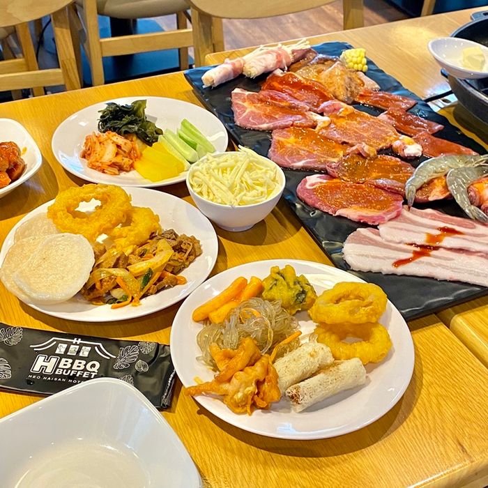 HBBQ - Buffet Hàn Quốc thơm ngon với giá phải chăng