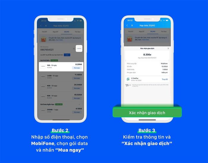Hướng dẫn cách đăng ký gói 3G mạng MobiFone qua Zalo