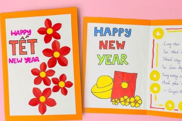 Hướng dẫn làm thiệp Tết handmade đơn giản và ý nghĩa năm 2025
