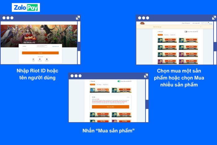 Hướng dẫn nạp thẻ Zing qua website VNGGames Shop theo phương thức truyền thống