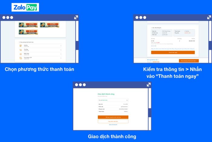 Cách nạp thẻ Zing qua website VNGGames Shop theo phương thức truyền thống