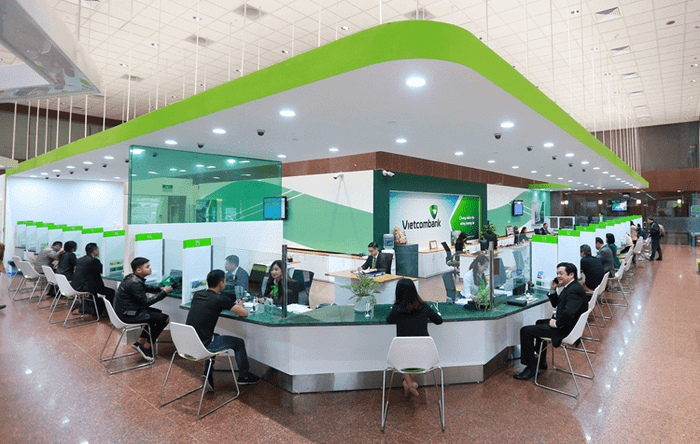 Thanh toán tiền nước tại chi nhánh Vietcombank