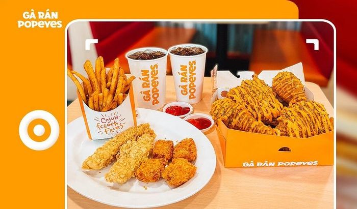 Popeyes là thương hiệu gà rán mang phong cách Mỹ