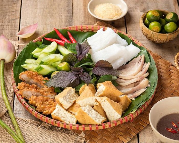 Bún đậu Cầu Gỗ