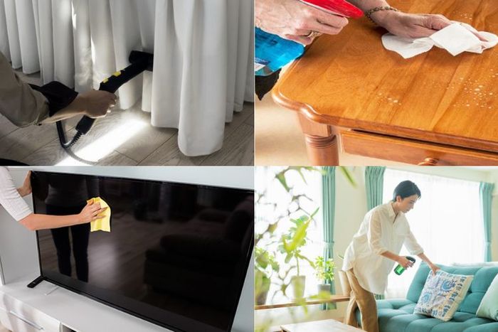 Mẹo dọn dẹp phòng khách đón Tết hiệu quả