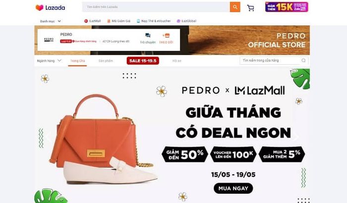 Thương hiệu giày bệt nữ cao cấp Pedro hiện đã có mặt trên nền tảng Lazada, mang đến cho các tín đồ thời trang những sản phẩm chất lượng.