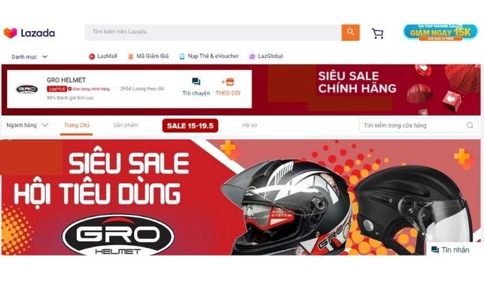 Gian hàng chính hãng của Gro Helmet