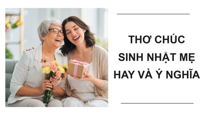Bài thơ này xin gửi tặng mẹ nhân dịp sinh nhật