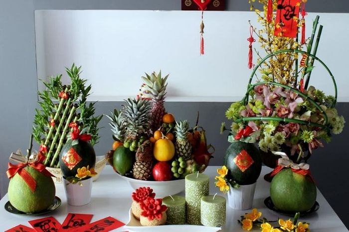 Tham khảo các kiểu bày trí mâm ngũ quả ngày Tết đẹp và sáng tạo