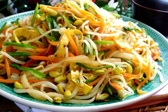 Giá xào đậu hũ