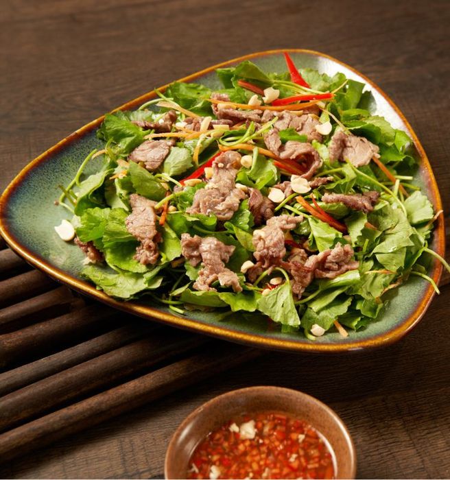 Món ngon mùa hè - Nộm rau má thịt bò