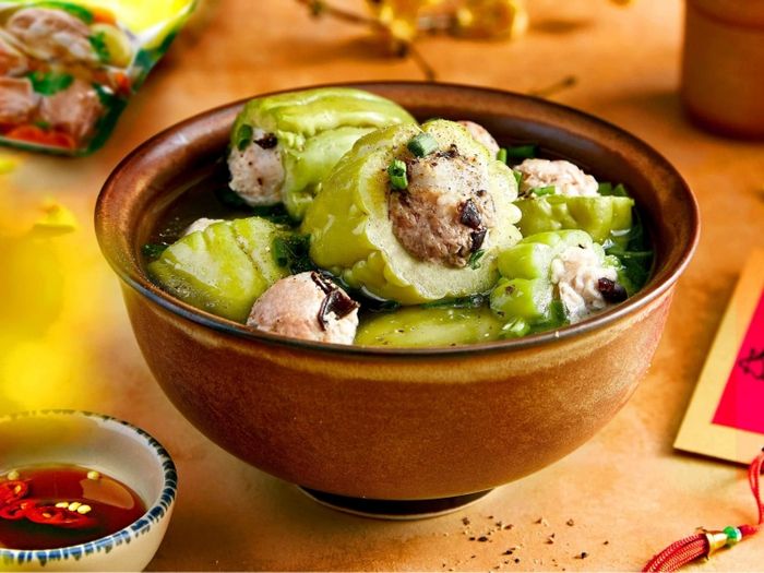 Canh khổ qua dồn thịt