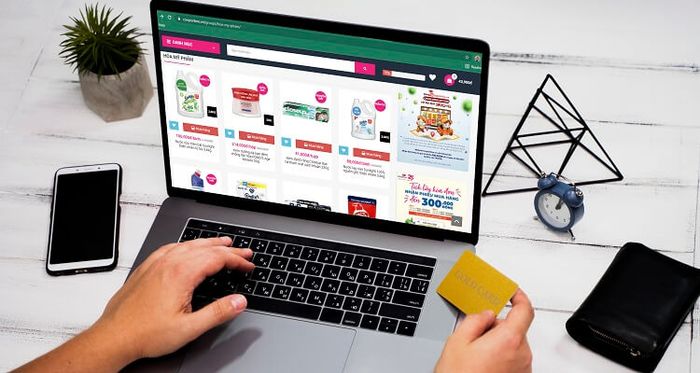 hướng dẫn đặt hàng trực tuyến tại co.opmart qua website