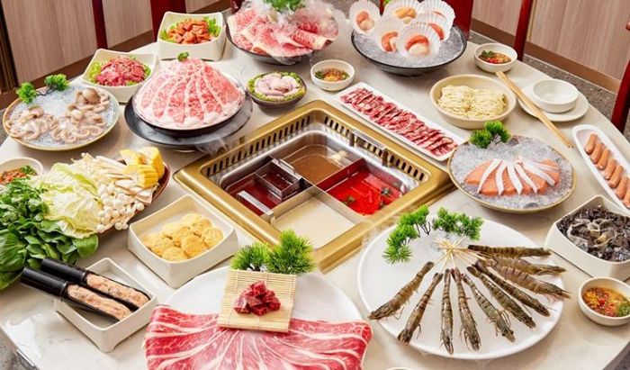 Nhà hàng buffet lẩu Đài Loan Manwah tại Quận 7