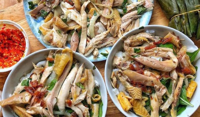 Bánh Ướt Lòng Gà Quán Long