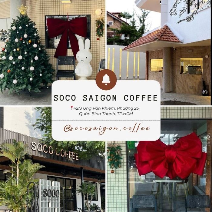 Soco Saigon Coffee - Quán cafe rộng rãi và hiện đại tại Bình Thạnh