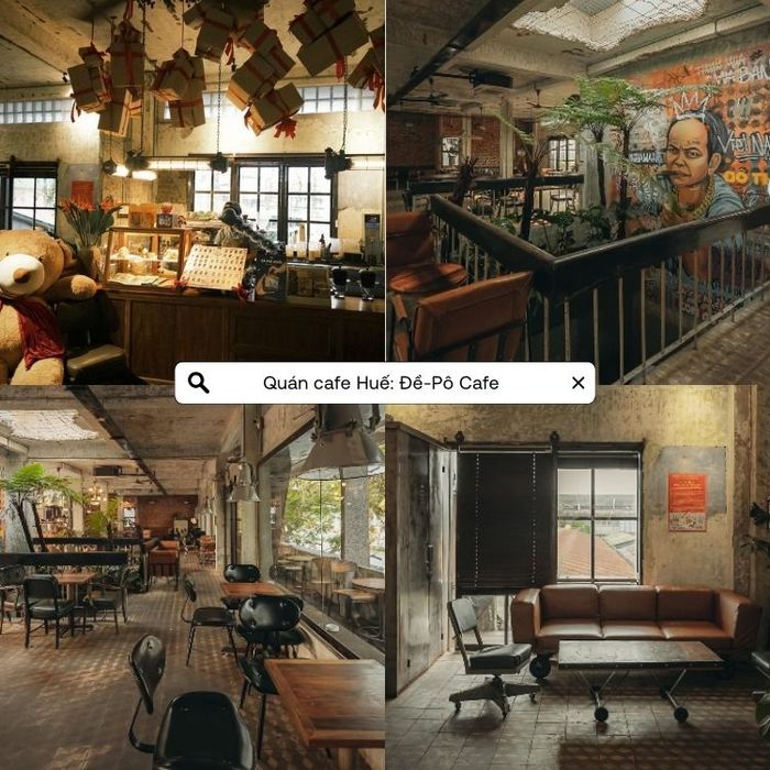 Đề-Pô Cafe – Không gian retro giữa lòng chợ Đông Ba
