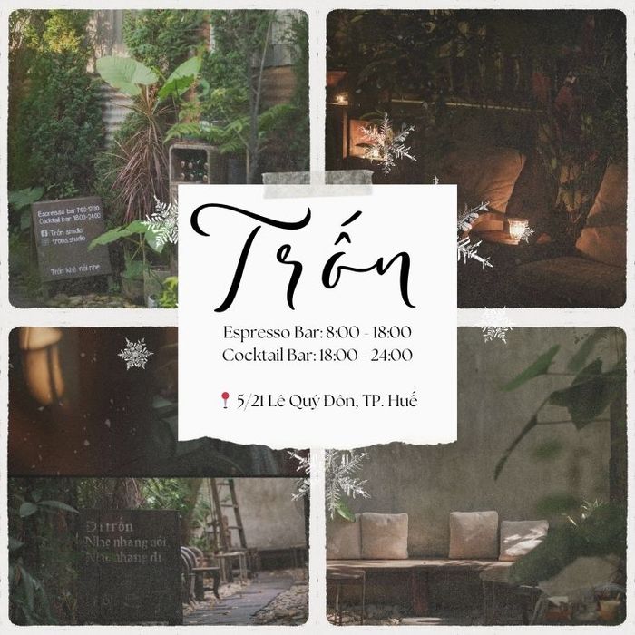 Trốn Studio – Không gian lãng mạn giữa lòng Huế