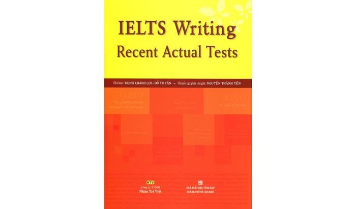 Sách ielts cơ bản IELTS Writing Recent Actual Test