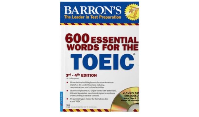 Sách luyện thi TOEIC 600 Từ Vựng TOEIC