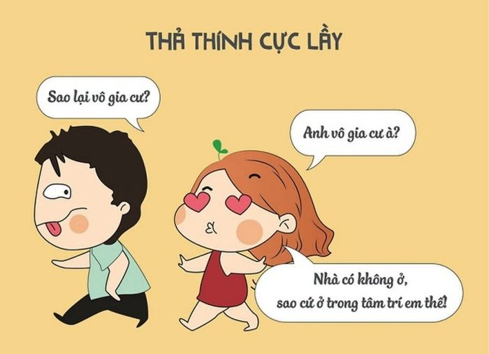 STT thả thính vui nhộn, hài hước