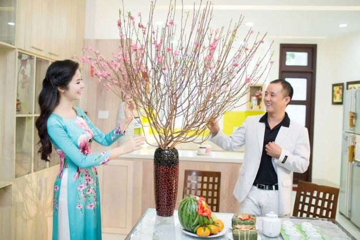 Tục lệ chưng hoa đào trong ngày Tết miền Bắc