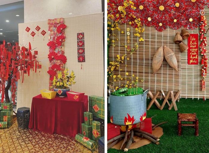 Gợi ý những ý tưởng trang trí Tết cho văn phòng công ty
