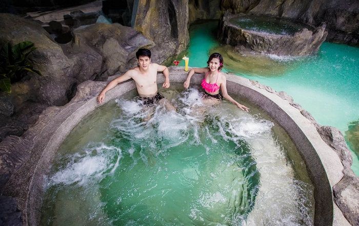 Suối nước nóng Phước Nhơn (Hình ảnh: Thiên Việt)
