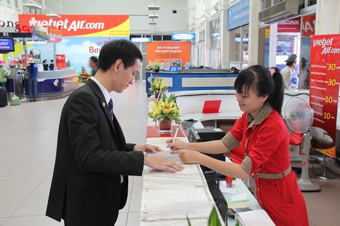 Thủ tục đổi vé máy bay Vietjet Air