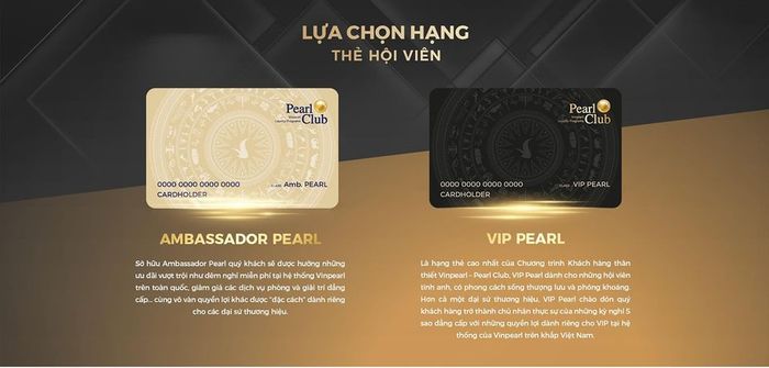 thẻ Hạng Ambassador Pearl