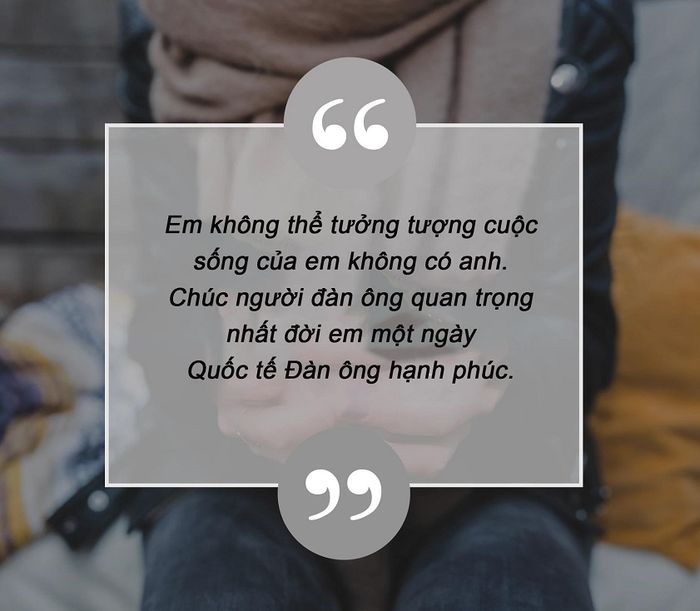 Lời chúc ngày Quốc tế Đàn ông