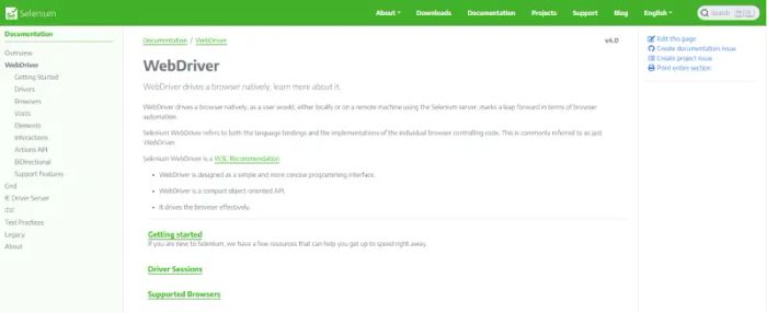 Selenium WebDriver