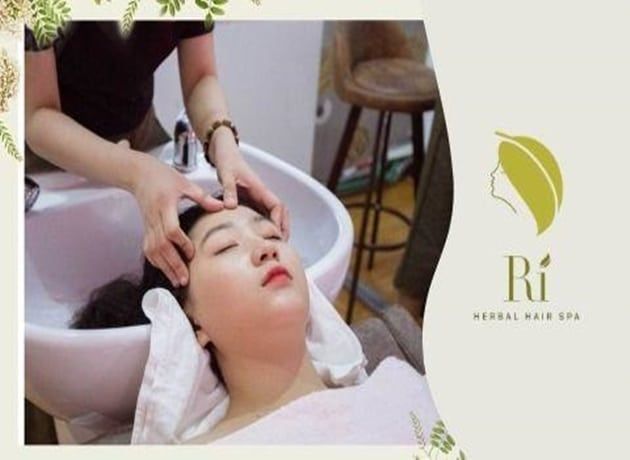 spa gội đầu bằng thảo dược