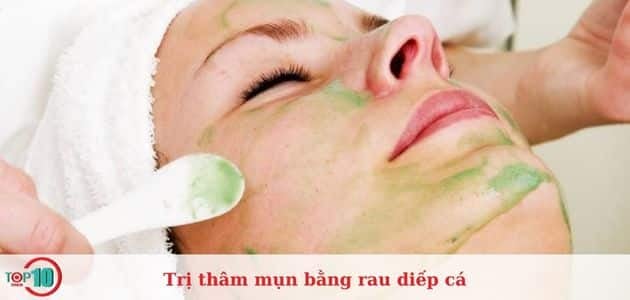 mặt nạ từ rau diếp cá